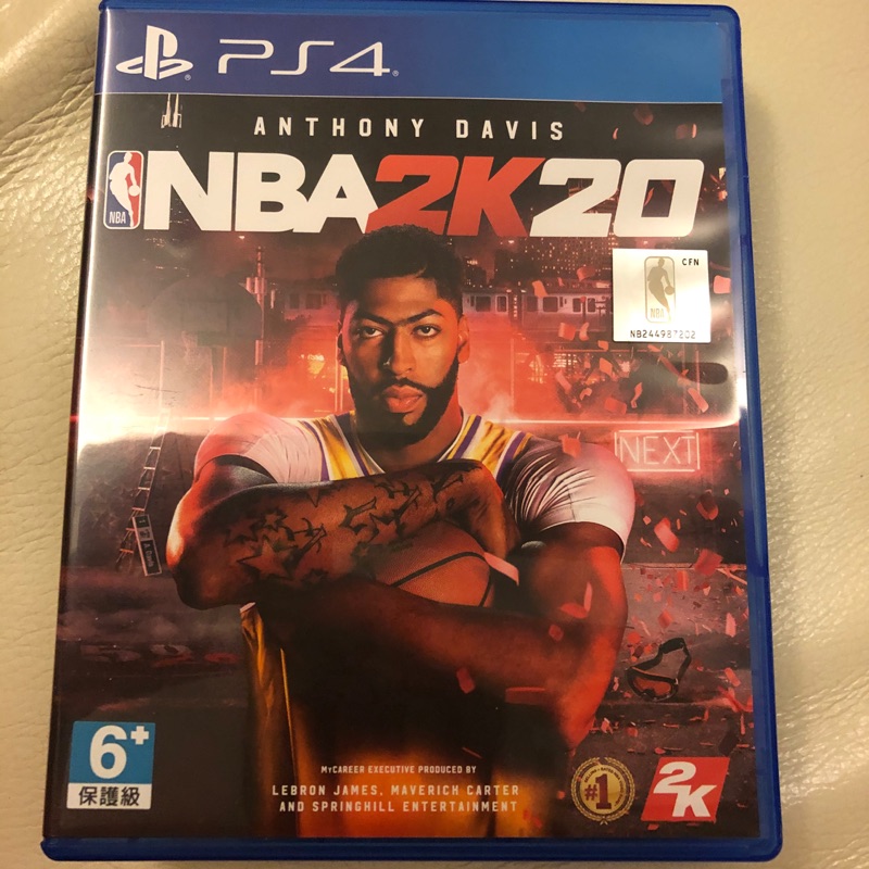 PS4 遊戲片 NBA 2K20 非常非常新👍 中文版