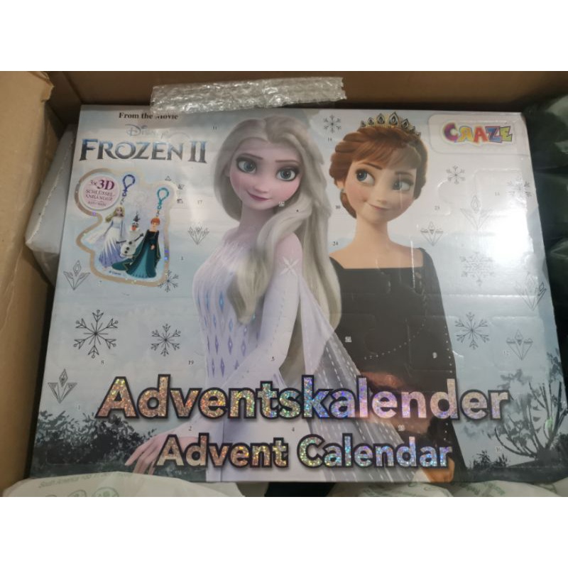 最後一盒 冰雪奇緣 降臨曆 2021最新 聖誕節 倒數 12月 艾爾莎 安娜 公主 日曆 月曆 進口 現貨 迪士尼