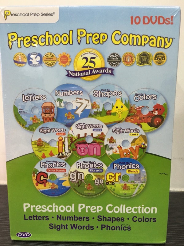 《預購》PreSchool Prep Collection 10DVD Pack 啟發寶貝輕鬆學英文