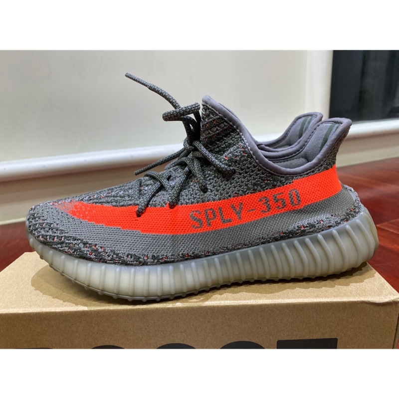 二手 Adidas Yeezy 初代 灰橘 350 （已售）