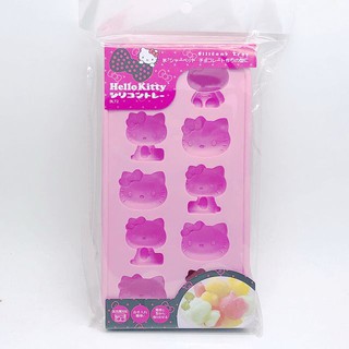 日本 Skater Hello Kitty 造型製冰盒模具(4028)-粉色