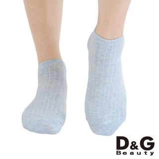 【D&G】直條暗紋女踝襪-D383 襪子 短襪