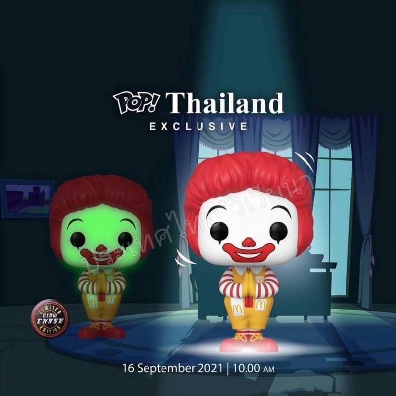 SŰℕ ᵐᵒᵒⁿ｜泰國🇹🇭代購 泰國獨家限定 Funko POP x McDonald’s 麥當勞叔叔公仔 夜光公仔