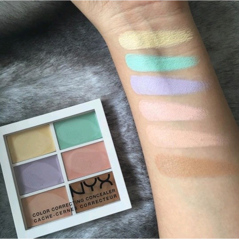 Y.M現貨🇺🇸NYX Colour Correcting Palette 專業無暇六色 遮瑕盤 角色盤 遮瑕膏 遮斑