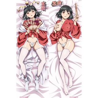 ~~黑獸----巫女輝夜~~花吹雪精品 動漫抱枕 等身抱枕 枕頭【多種規格】c
