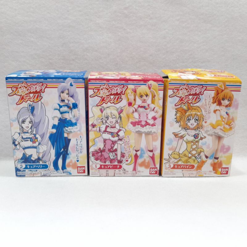 正版 光之美少女 桃園愛 蒼乃美希 山吹祈里 公仔 全新 無糖果 盒玩 幸福精靈 Fresh