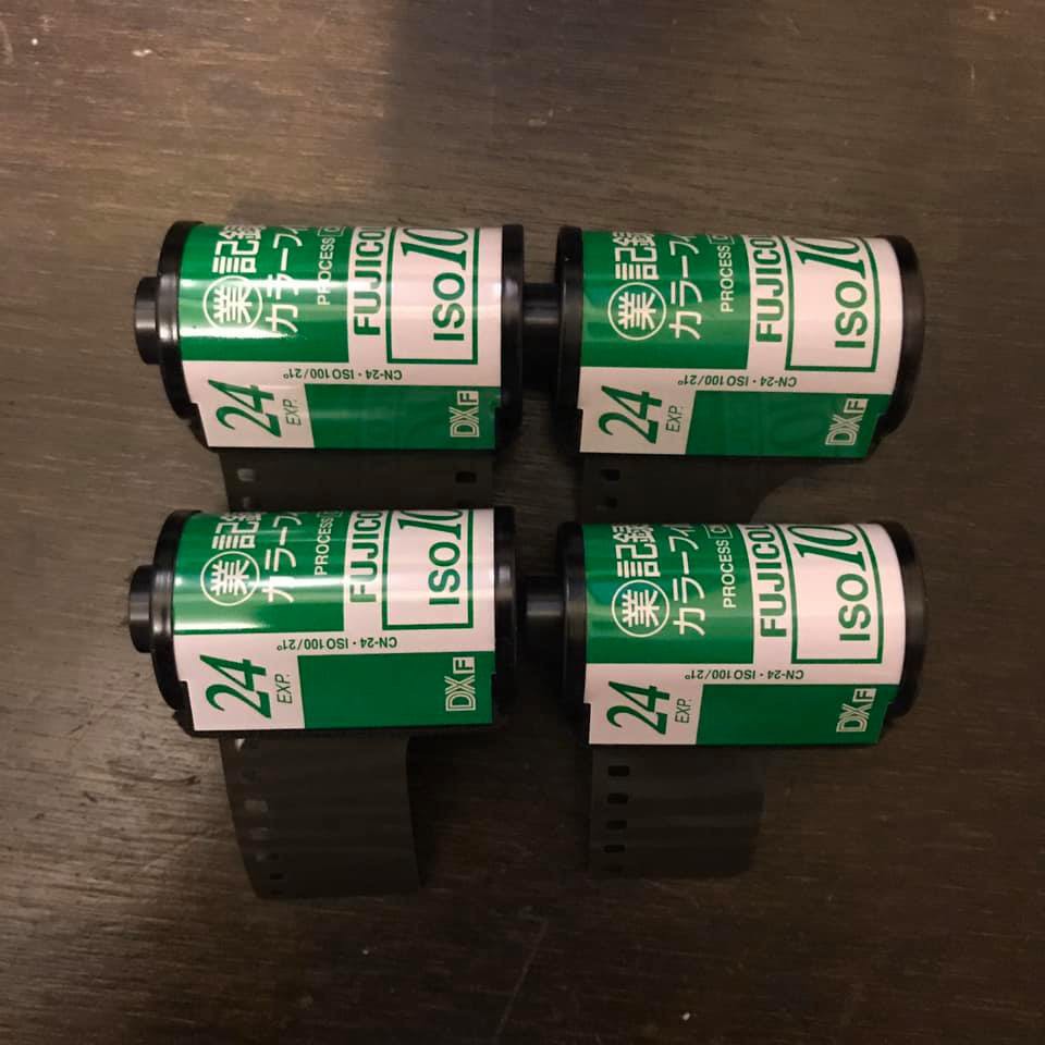 [ 過期底片 ] Fujifilm-業務用-135彩色底片-ISO100 24張 無盒裝