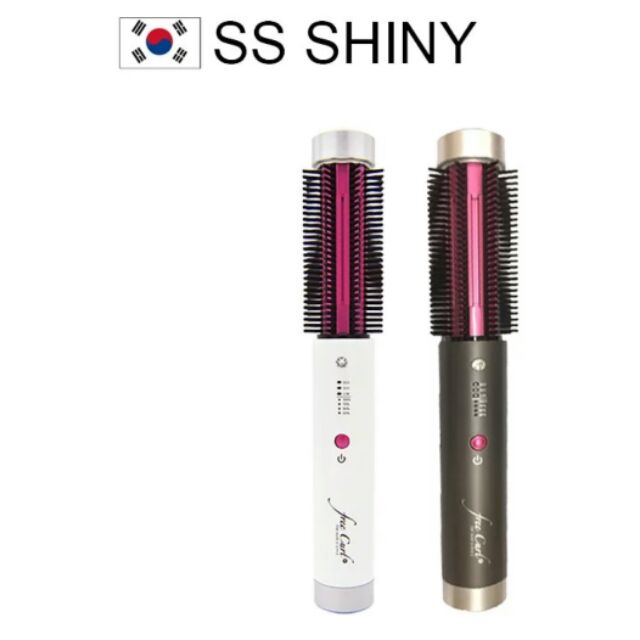 九成新 韓國 SS SHINY 第四代無線鑽石陶瓷易熱梳/ 白色款式/ 電量升級版