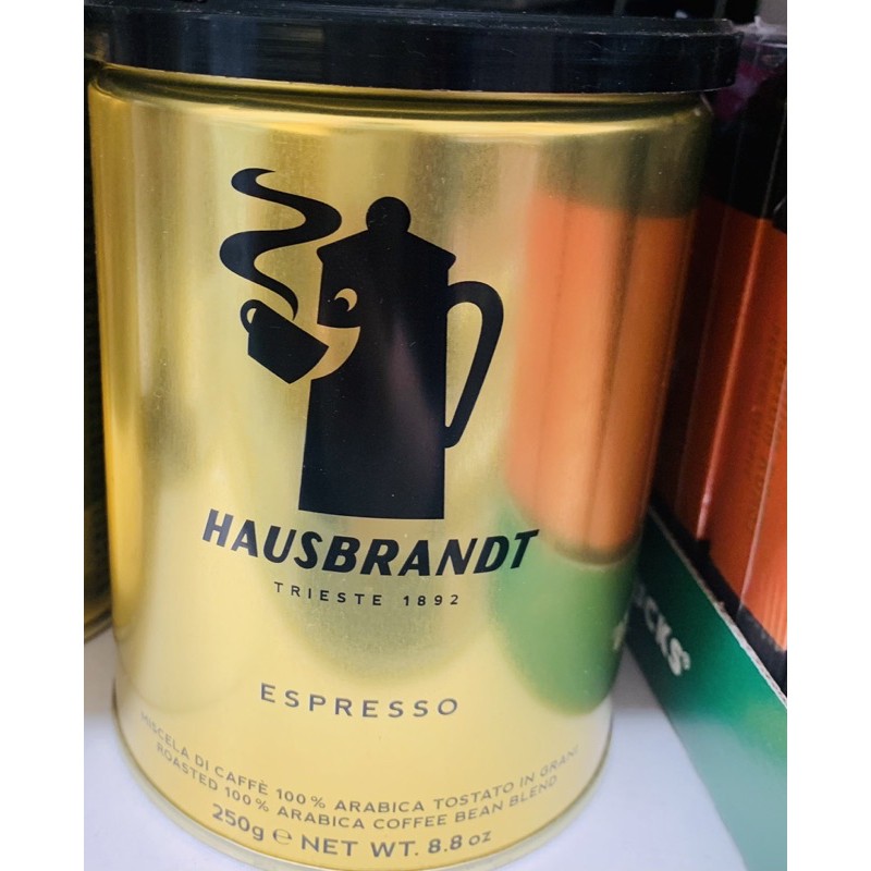 HAUSBRANDT經典義式咖啡豆 250g/金牌咖啡豆500g