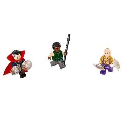 LEGO-超級英雄人偶-奇異博士+莫度男爵+上古尊者 (均附人偶配件+武器)76060