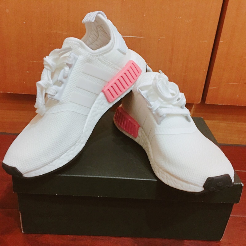 Adidas NMD R1 乾燥玫瑰粉 BY9952 Ice Pink 白粉 US5號 官網購入保證正品