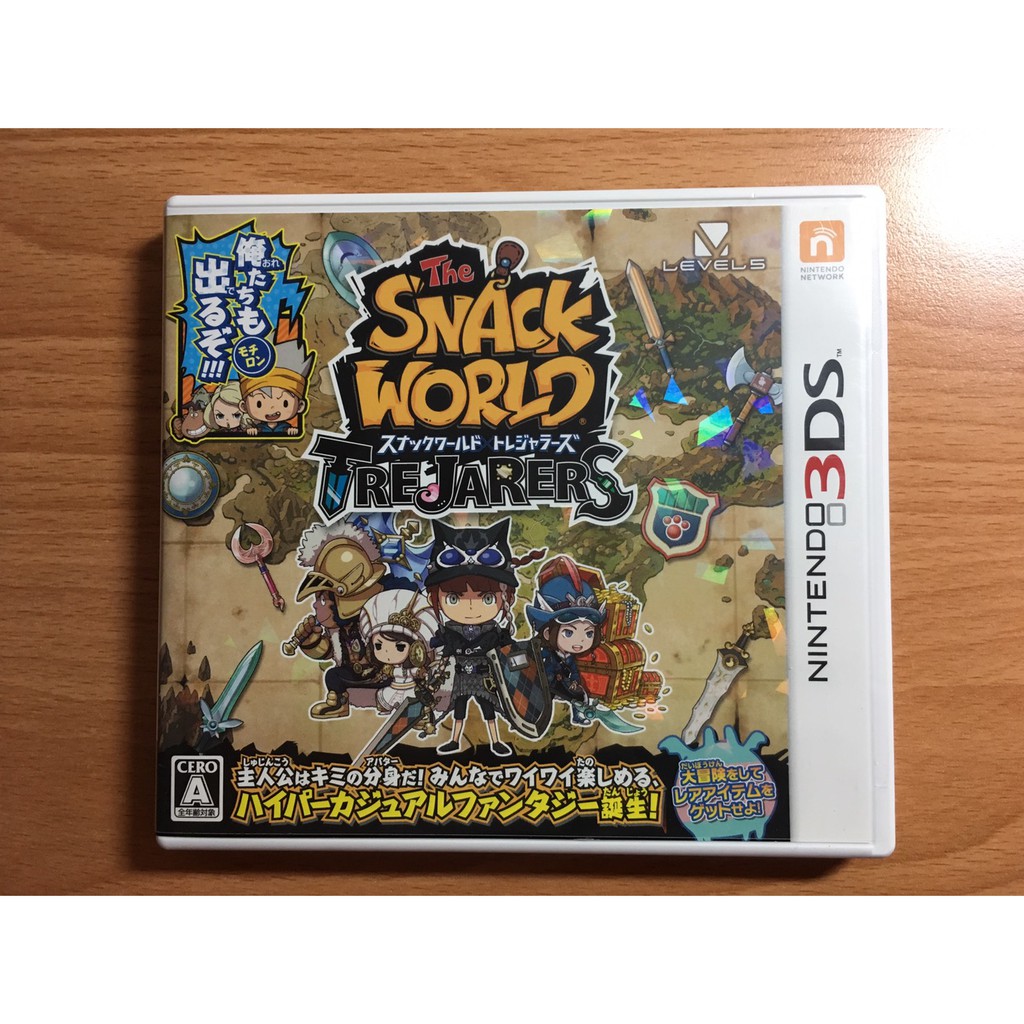 售950元 日規3ds The Snack World Trejarers 蝦皮購物