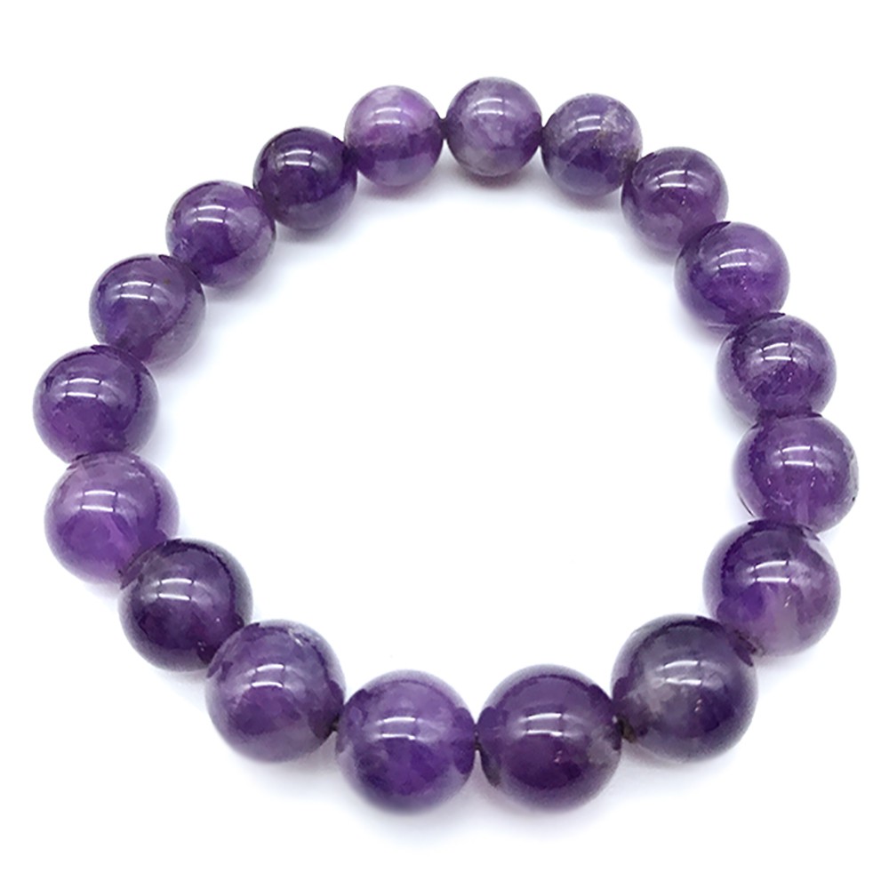 紫水晶，烏拉圭紫水晶 手珠 手鏈 手串 天然水晶透料招貴人