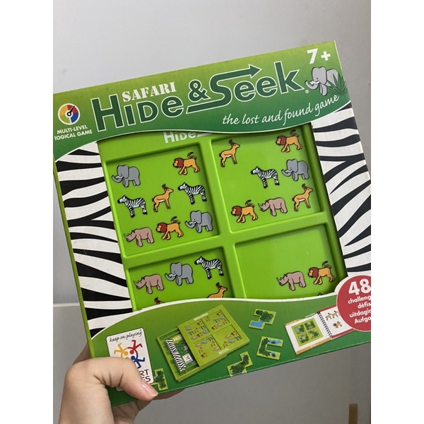 Smart Games Safari Hide &amp; Seek 狩獵大行動 桌遊 益智玩具 兒童 拼圖 二手玩具