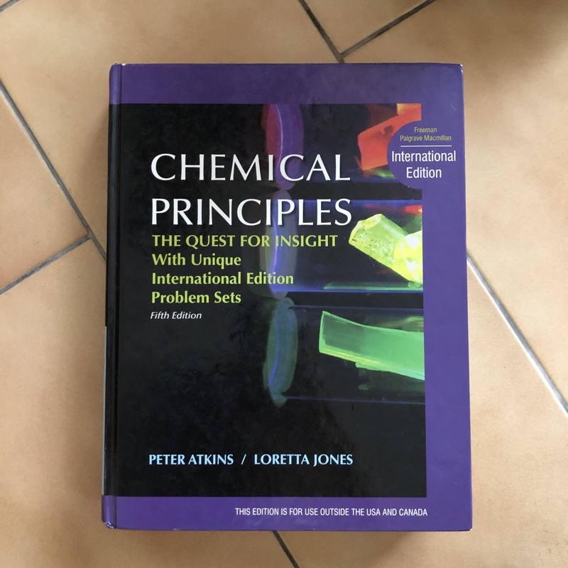 Chemical Principles : The Quest for Insight 5/E 2010 普通化學