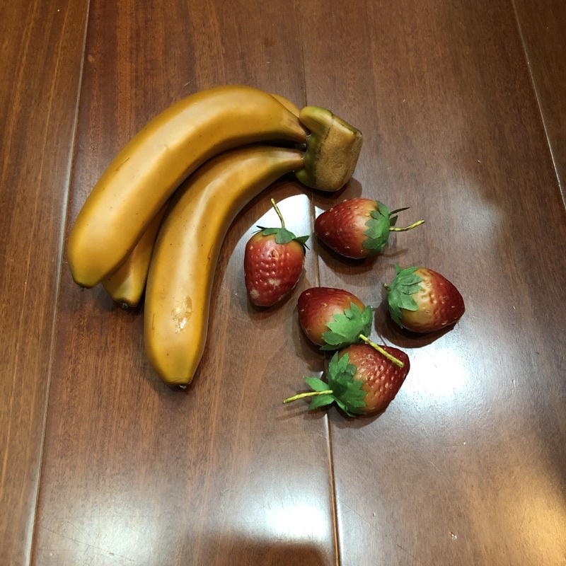 假水果 裝飾品 水果 香蕉 草莓 模型 玩具