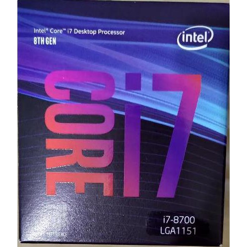 Intel i7-8700 處理器