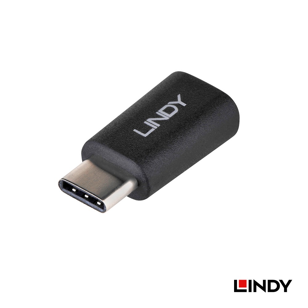 生活智能百貨 LINDY 林帝 USB 2.0 TYPE C(公) 轉 MICRO USB(母) 轉接頭 41896