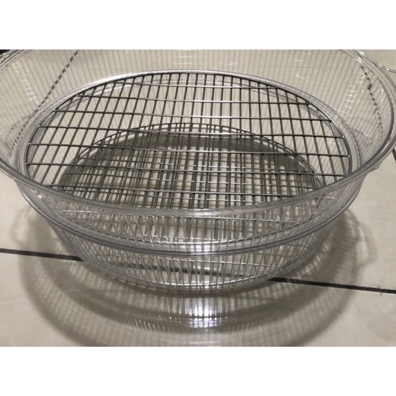 Bruno 橢圓電烤盤 的 橢圓形 雙層蒸籠  2021-11-10蝦皮購入