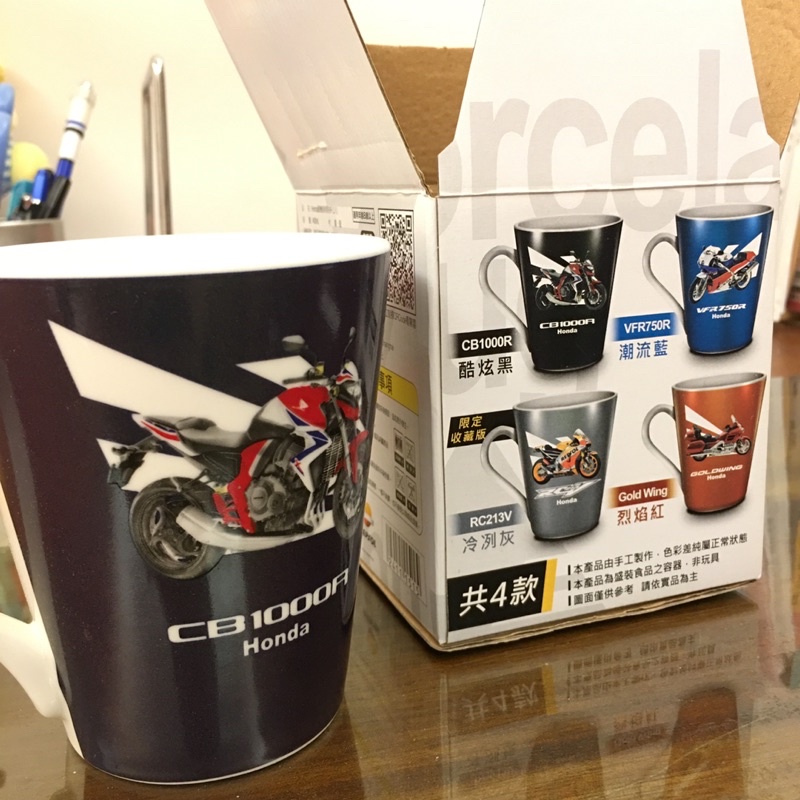 《Honda 經典 重機 馬克杯》CB1000R 1入 黑色 400ml 2019 7-11集點活動