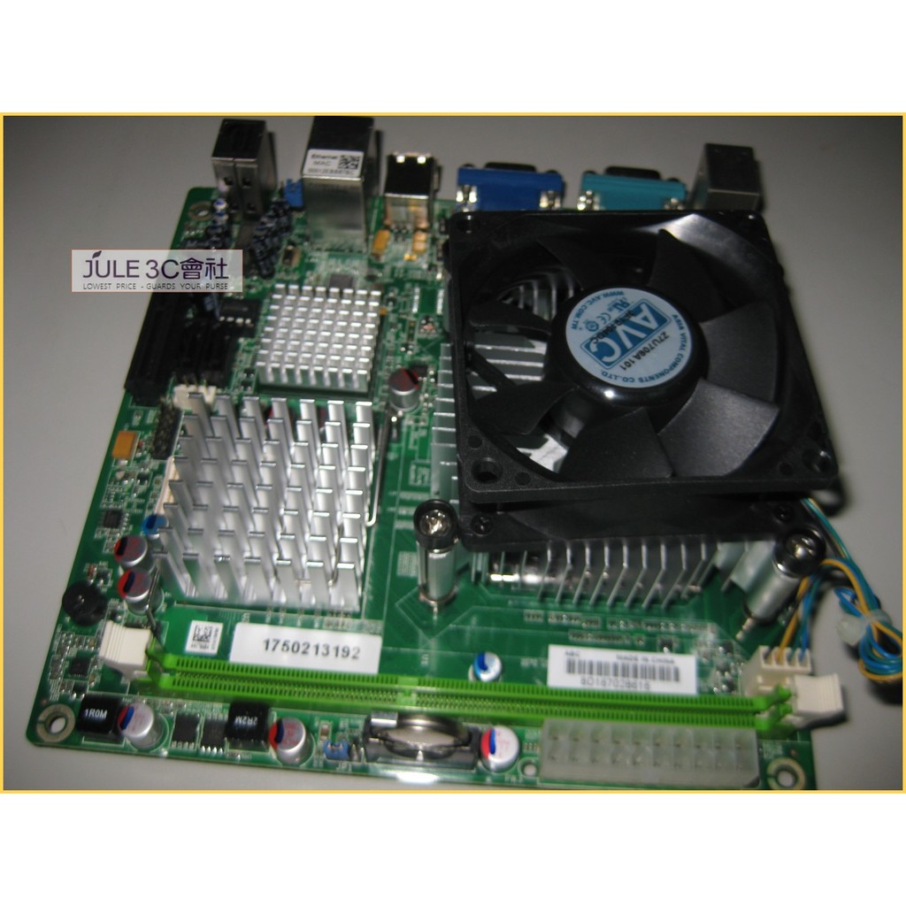 JULE 3C會社-德利多富 BEETLE mini-K G41/DDR3/記憶體+CPU+風扇/ITX/775 主機板