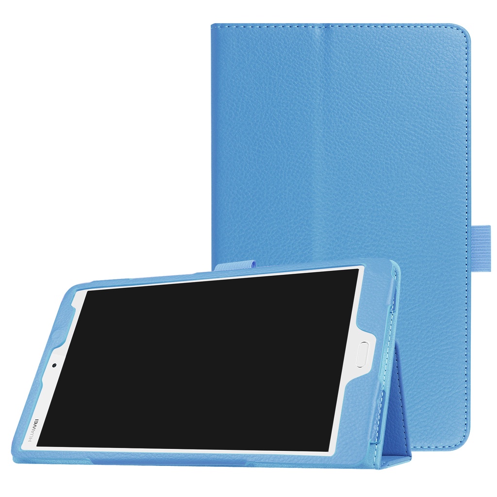 GMO  2免運Samsung三星Tab A 10.1 2019 T510 T515兩折支架款翻蓋皮套保護殼套 淺藍