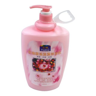彩娜沐浴乳 2000ml 玫瑰 薰衣草 備長炭 精油沐浴乳 香氛 大容量 沐浴乳【DK326】
