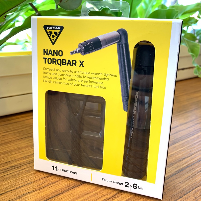 【樂活式單車館】Topeak Nano Torqbar X 扭力扳手組 2~6扭頓米