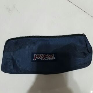 Jansport藍色筆袋