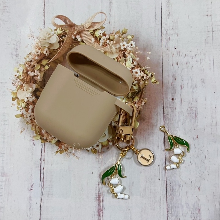夏日森系～純潔幸福的鈴蘭花 幸福歸來 合金配件 airpods耳機保護套配件 鑰匙圈吊飾