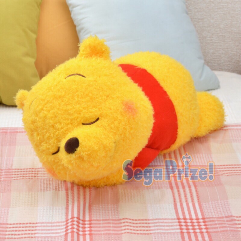 日本 空運來台［全新現貨］小熊維尼 Winnie the Pooh 毛絨絨 toreba 側頭 趴睡娃娃