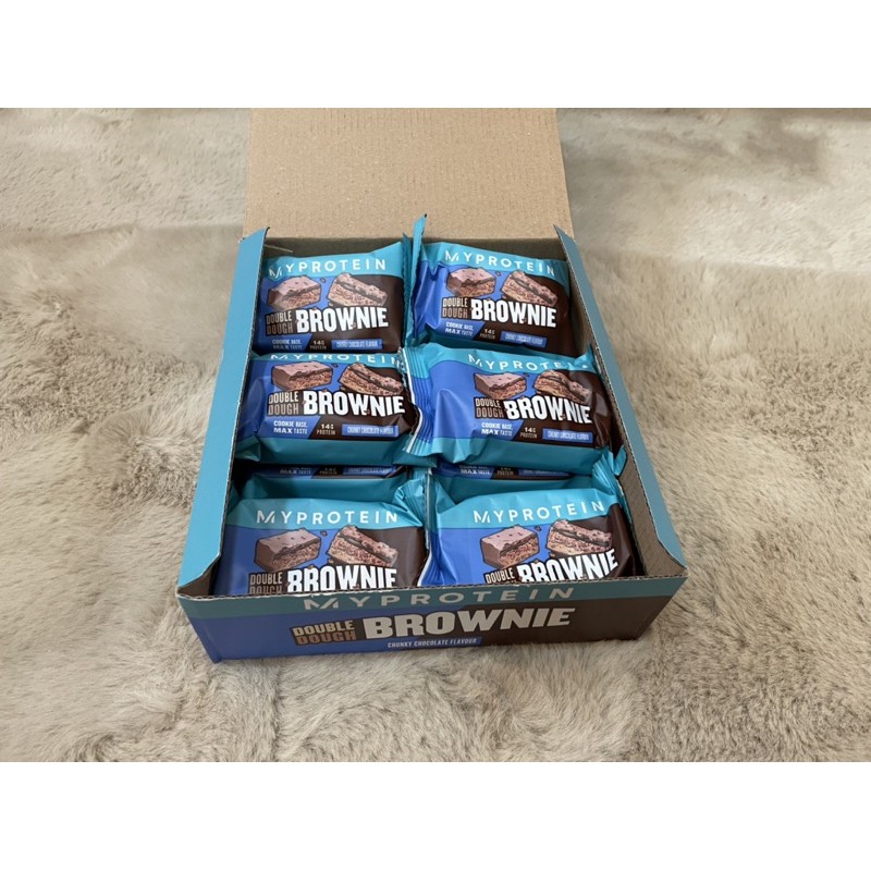 【MYPROTEIN】Double Dough Brownie 高蛋白雙層布朗尼 10片+ 高蛋白軟心餅乾 11片