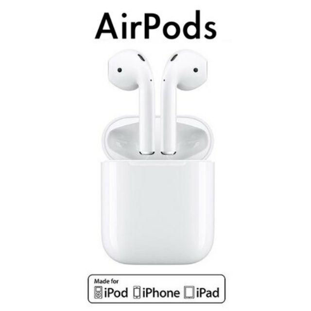 Apple Airpods 第二代無線藍芽耳機（有線充電版）全新公司貨