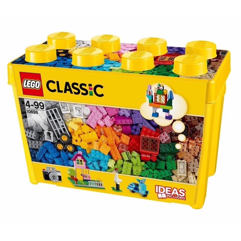 Home&amp;brick 全新 LEGO 10698 大型創意拼砌盒桶