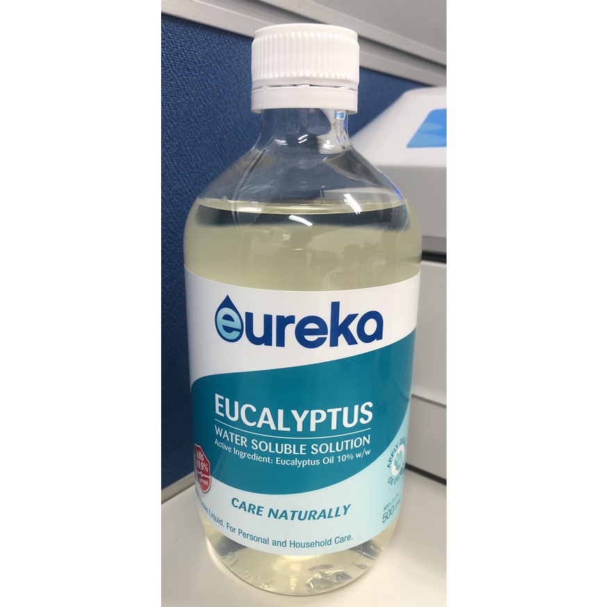 澳洲 Eureka 純天然水溶性尤加利精油 水氧機適用 500ml