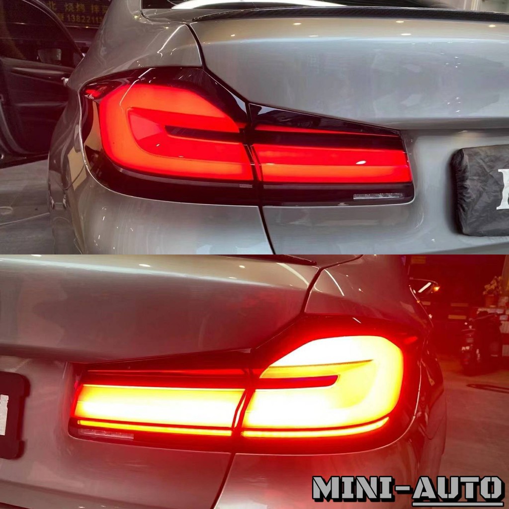 MINI-AUTO☑️ BMW 530i 520i LCI 新款樣式尾燈 燻黑/立體尾燈 舊款改裝新款 G30 副廠