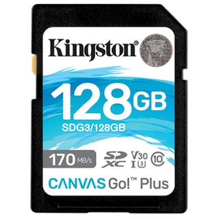 金士頓 SDG3/128GB 128G Canvas Go Plus SDXC 記憶卡 U3 V30