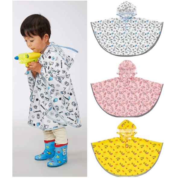 日本代購 Skater 斗篷式兒童雨衣 小朋友雨衣 適合身高80~100cm RAPO2