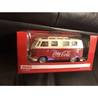 全新限量可口可樂Coca-Cola經典廂型模型車；售出不退； 13.7×5.4×5.1公分；合金、塑膠