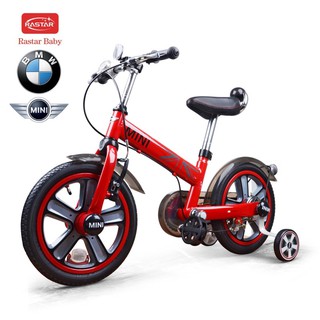 預/正版授權 Mini Cooper 星輝14寸兒童腳踏車自行車三輪車