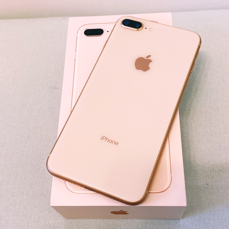 iPhone 8 Plus 金色 256G 女用機 自售