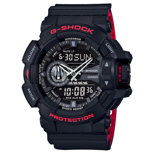 CASIO   G-SHOCK GA-400HR-1A  男錶 世界時間 200米防水 GA-400HR 國隆手錶專賣店