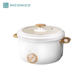 【蝦皮直營】NICONICO 2.7L 日式美型陶瓷料理鍋 NI-GP932 廠商直送