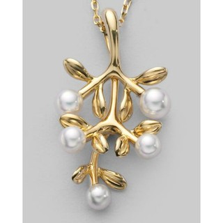 ☆ CLASSY ☆ 全新 日本皇室御用 御木本 MIKIMOTO AKOYA 18K金 Oliver 珍珠樹項鍊