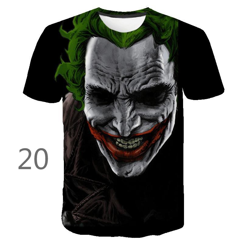 胖子哥 現貨2020款新品蝙蝠俠ii黑暗騎士小丑joker衣服短袖t恤男電影dc嘻哈搖滾t恤 蝦皮購物