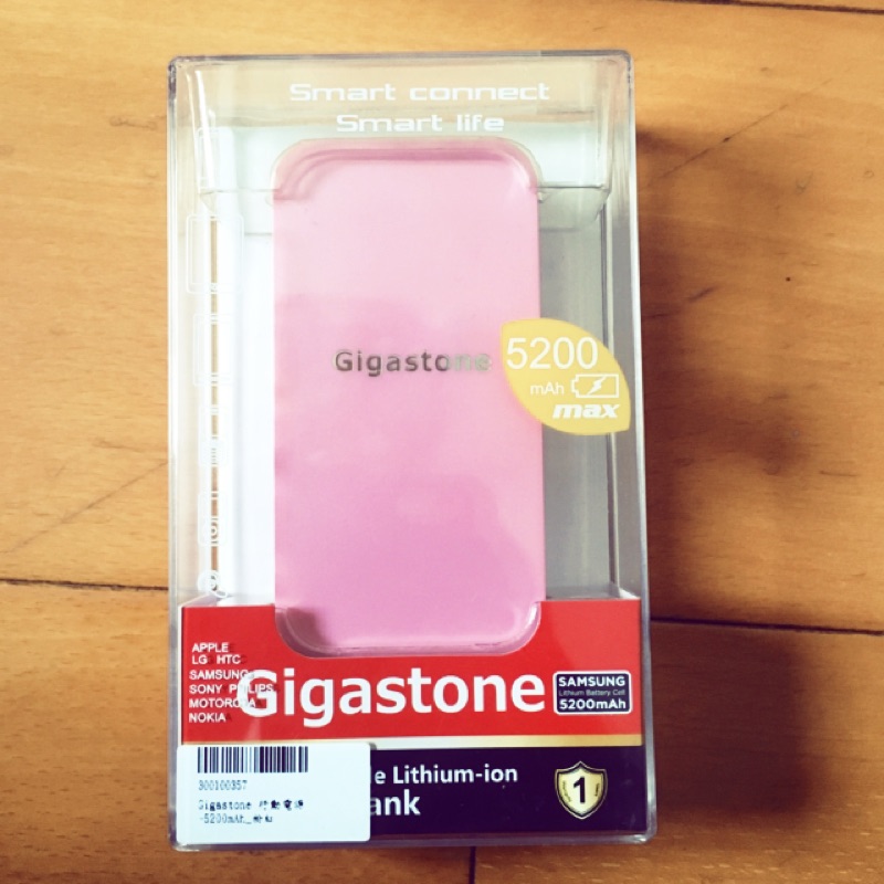 Gigastone 行動電源 5200mAh 粉紅色