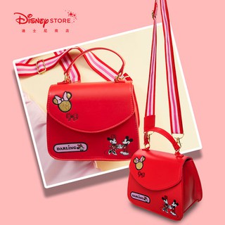 (現貨)[Disney] 上海迪士尼 米妮 小包包 斜背包 單肩包 側背包 時尚
