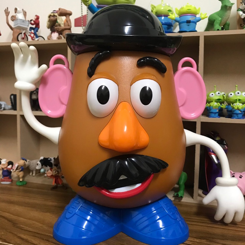 （有背袋）玩具總動員 蛋頭先生 彈頭先生 爆米花桶 爆米花筒 東京迪士尼 Mr.potato