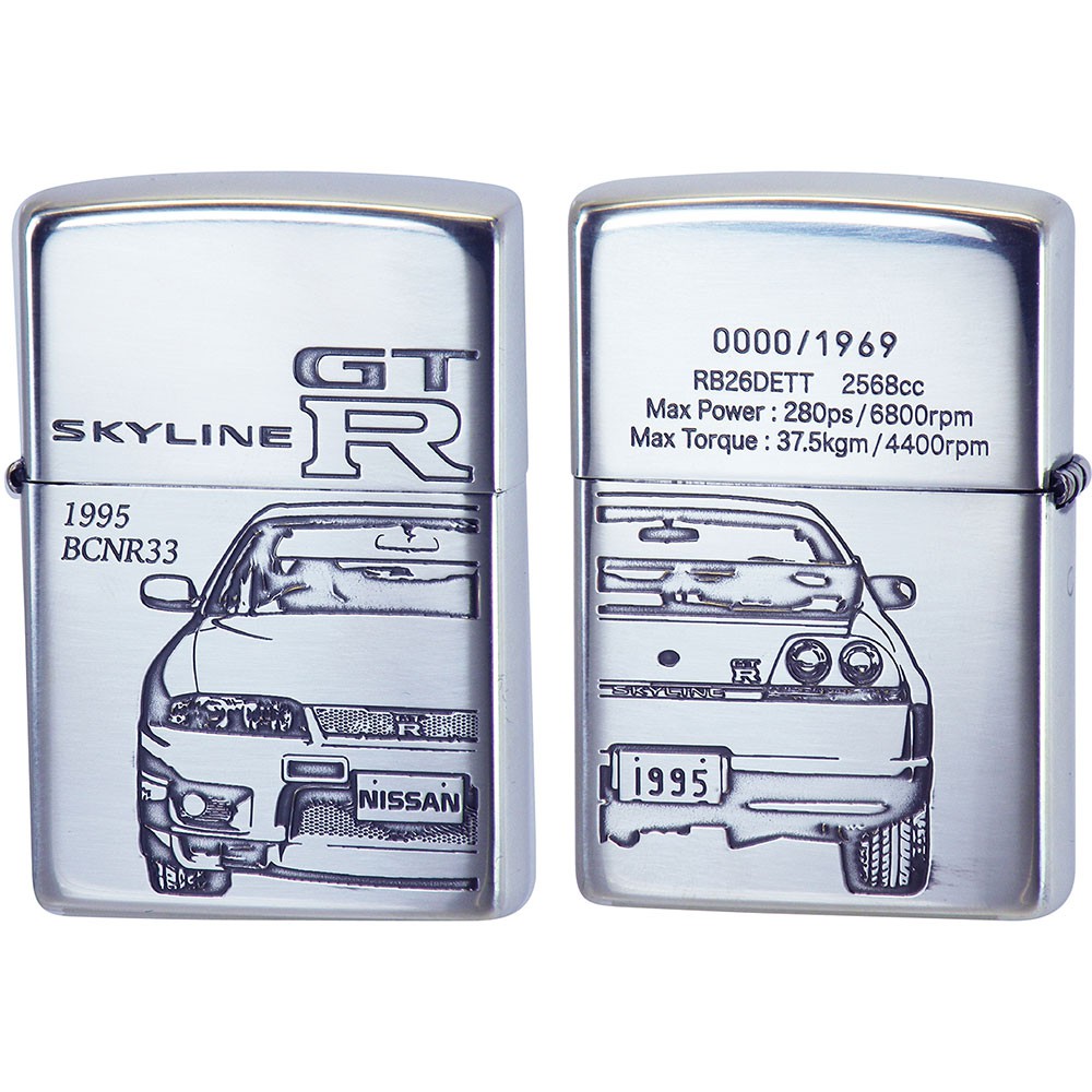 国内正規品】 NISSAN SKYLINE GT-R BNR34 ZIPPO ジッポー