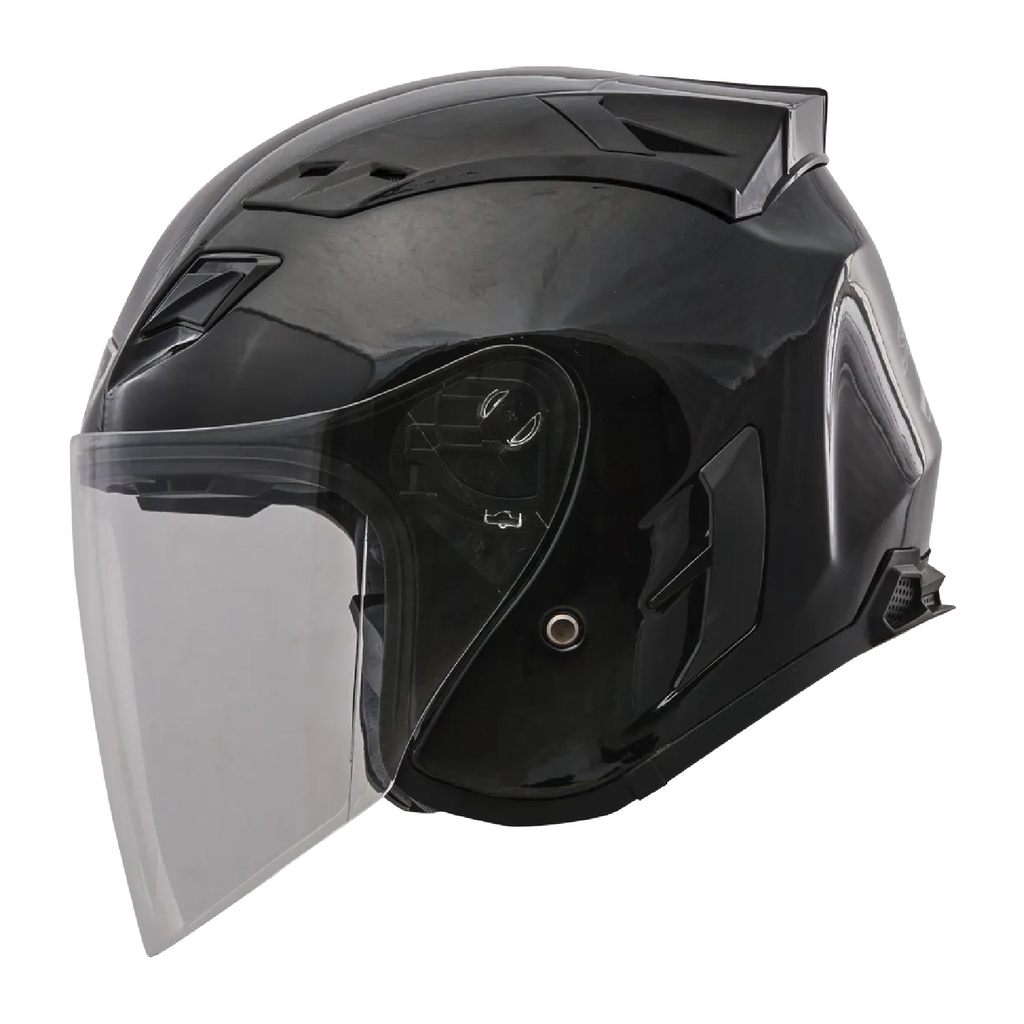 【優惠特價】SBK SUPER-RR 素色 黑 半罩 輕量化 安全帽 內襯全可拆 雙D扣 快拆鏡片 ONSALE